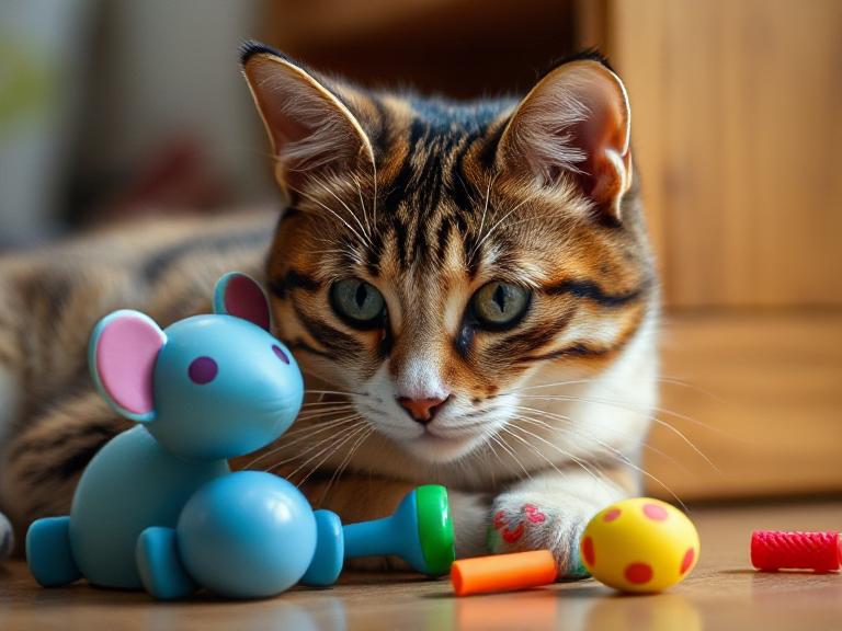 6 Spielzeuge Katzenspielzeug gegen Langeweile