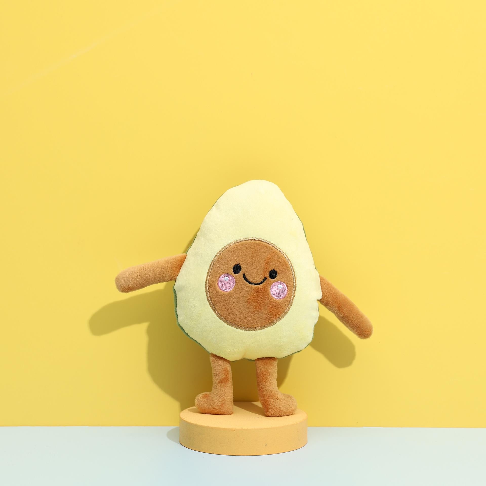 Interaktives Avocado-Quietschspielzeug – fördert Spiel und Kuscheln.