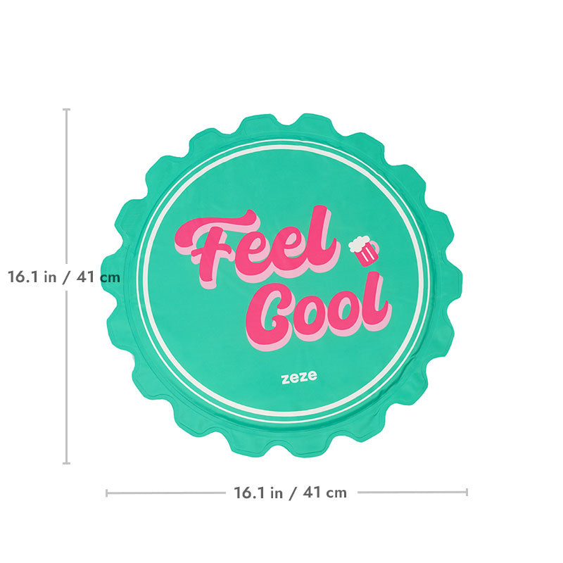 Haustier-Kühlmatte mit moderner Gel-Technologie und Vintage-Design