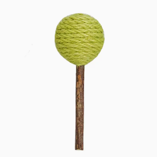 Lollipop Katzenspielzeug mit natürlichem Matatabi-Duft und widerstandsfähigem Design.
