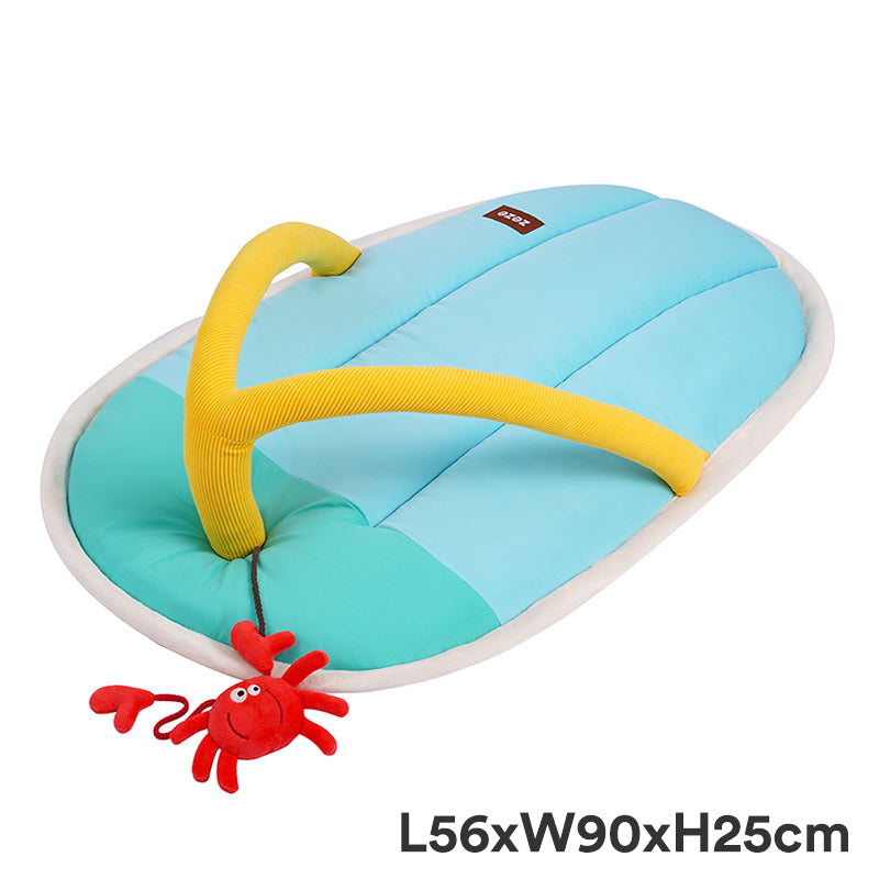 Cooling Beach Slipper Cat & Dog Bed - Fluffy Smiles