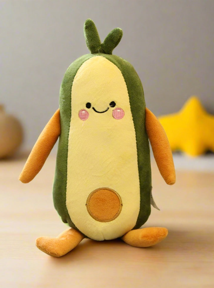 Avocado Tall Squeaky Dog Toy - Fluffy Smiles