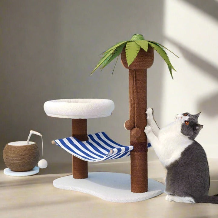 Palm Tree Cat Scratcher - Fluffy Smiles