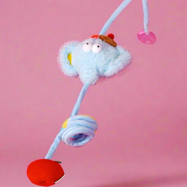 Elephant Elastic Cat Toy - Fluffy Smiles