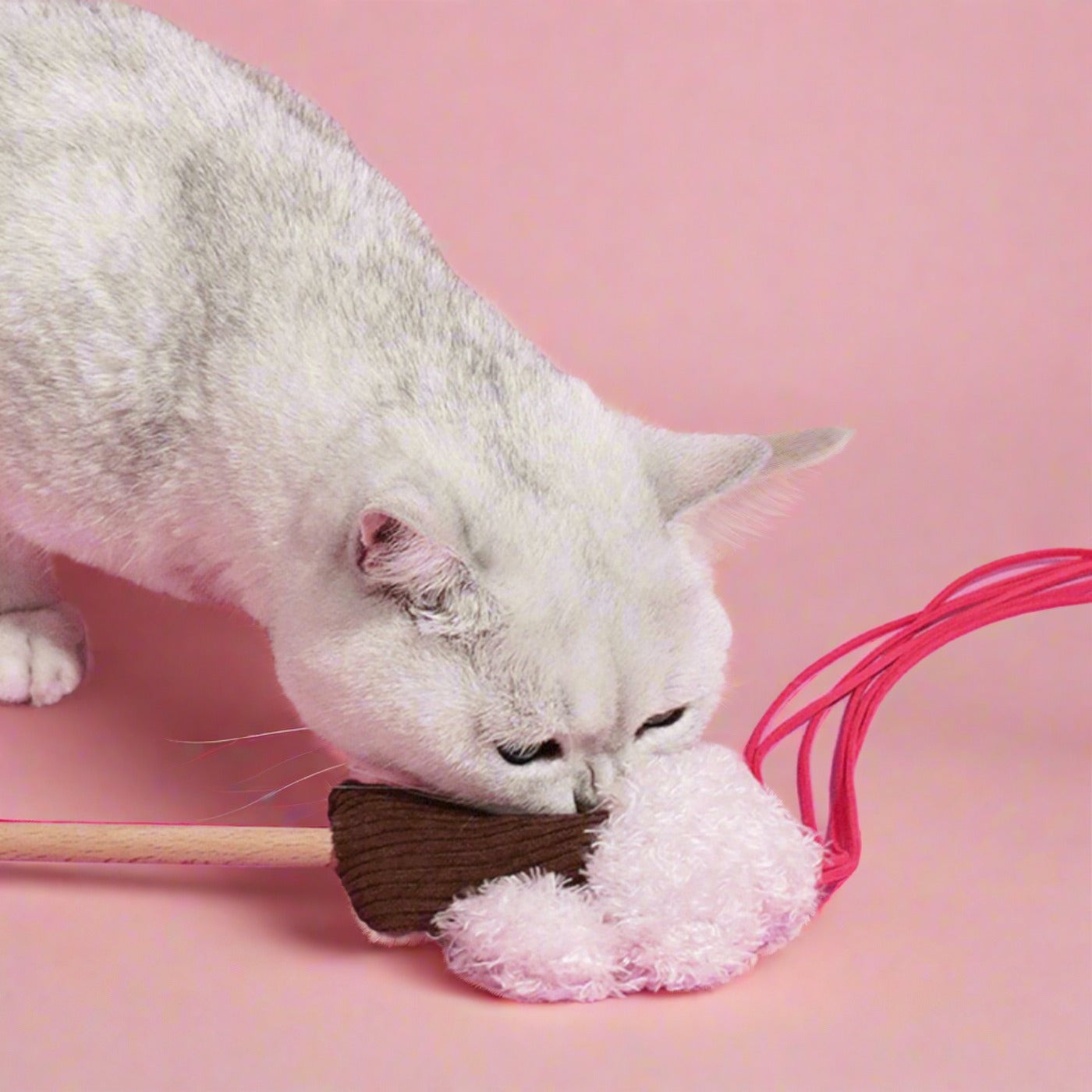 Sakura Cat Teaser Stick - Fluffy Smiles