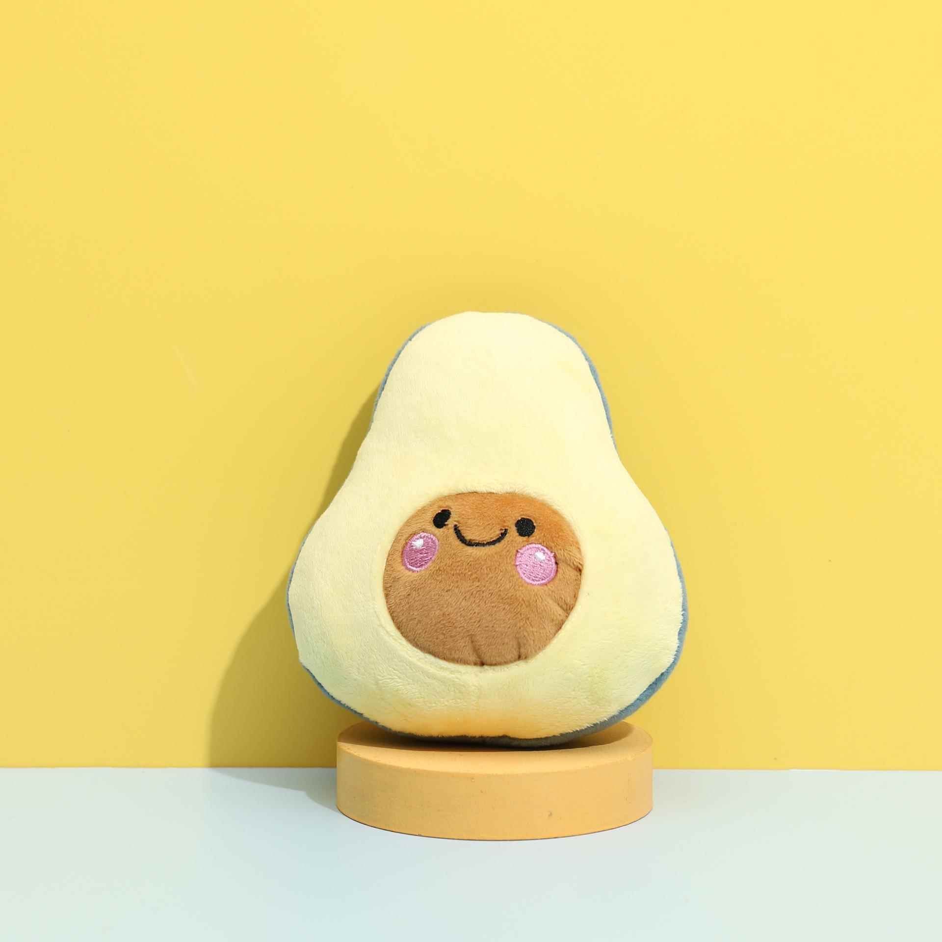 Avocado Squeaky Dog Toy - Fluffy Smiles