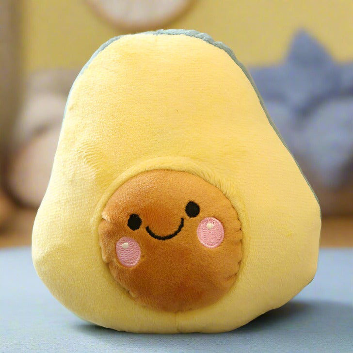 Avocado Squeaky Dog Toy - Fluffy Smiles