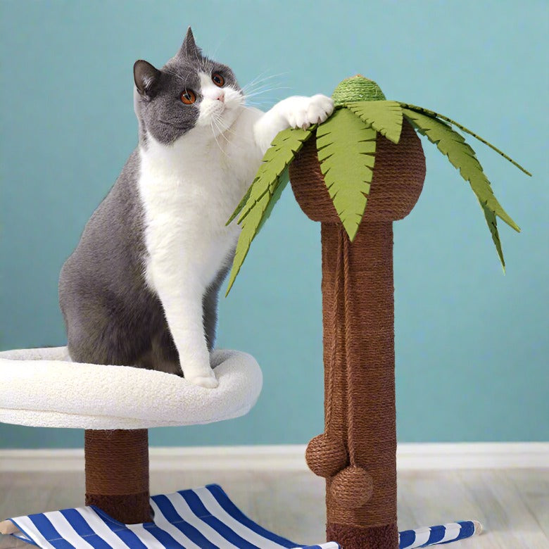 Palm Tree Cat Scratcher - Fluffy Smiles