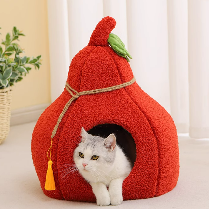 Vegetable Cat & Dog  Beds - Fluffy Smiles