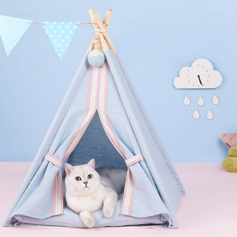 Tent Cat & Dog Beds - Fluffy Smiles