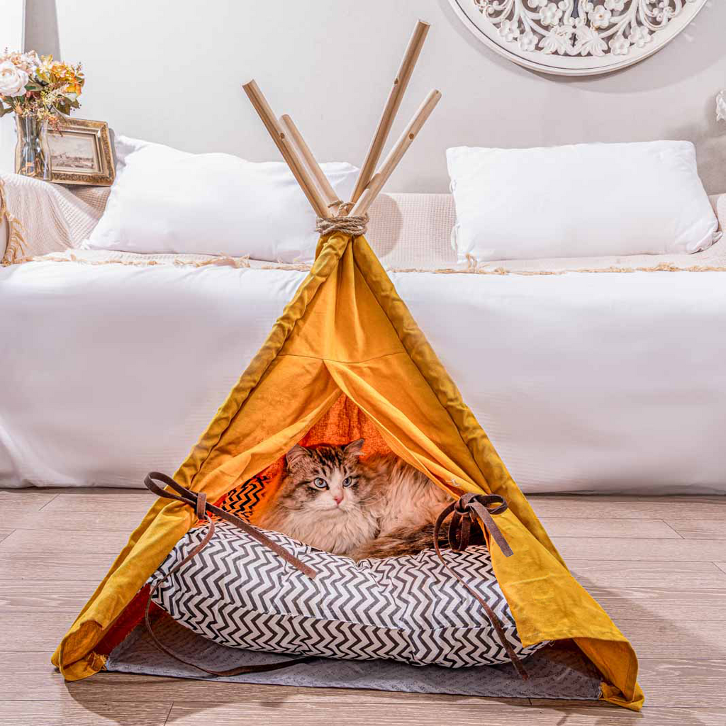 Tipi-Zelt Katzen- und Hundebett Outdoor