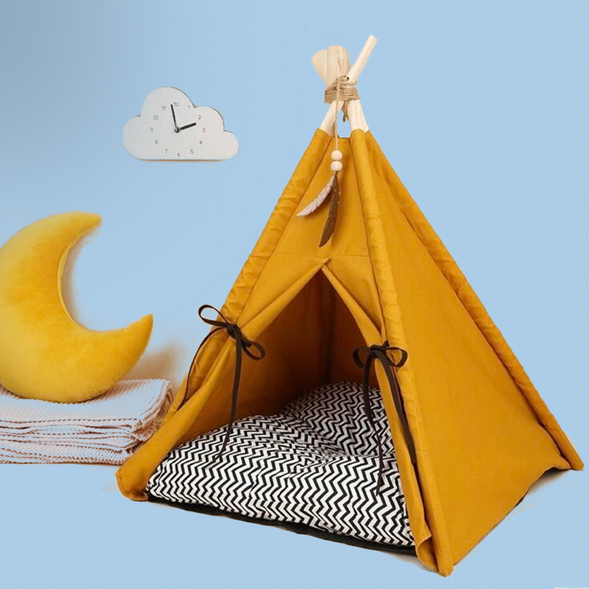 Tent Cat & Dog Beds - Fluffy Smiles